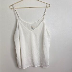 a new day Women's White Camisole Top